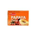 Renew Papaya Fruity Skin Whitening Herbal Soap - 135gX3 (3 Pieces Set)