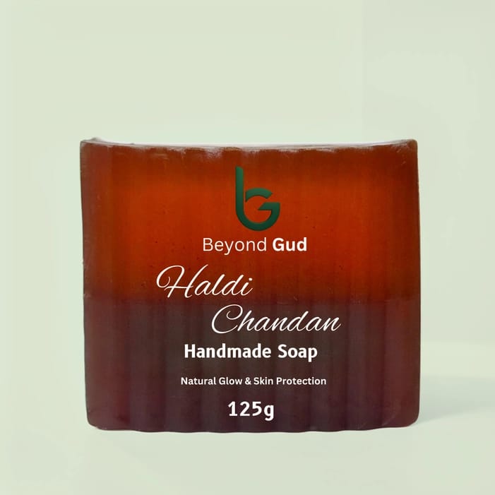 Handmade Haldi Chandan Soap 125gX3 (3Pieces Set)