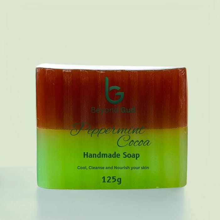 Handmade Peppermint Cocoa Soap – 125gX3 (3Pieces Set)